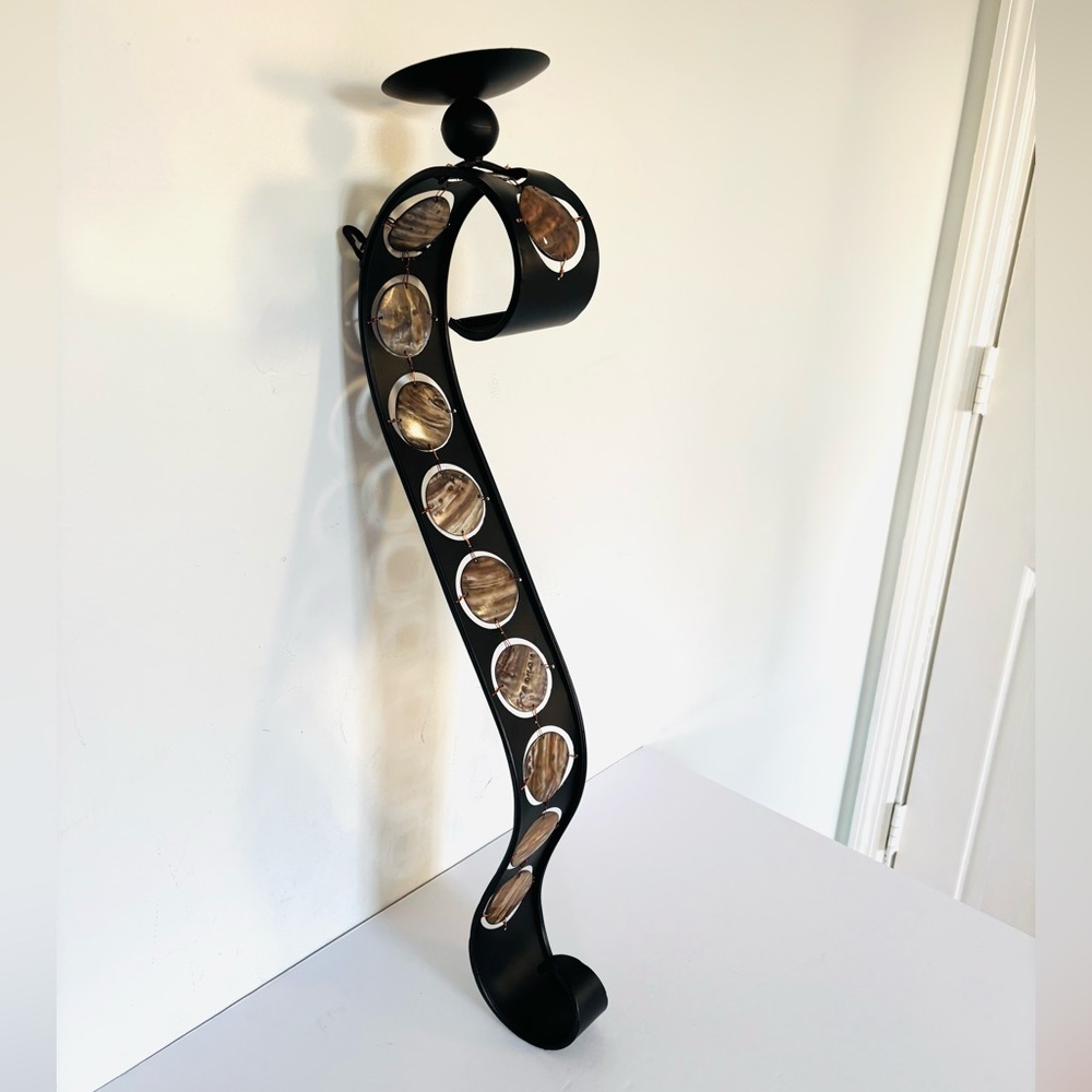Wall candle holder
